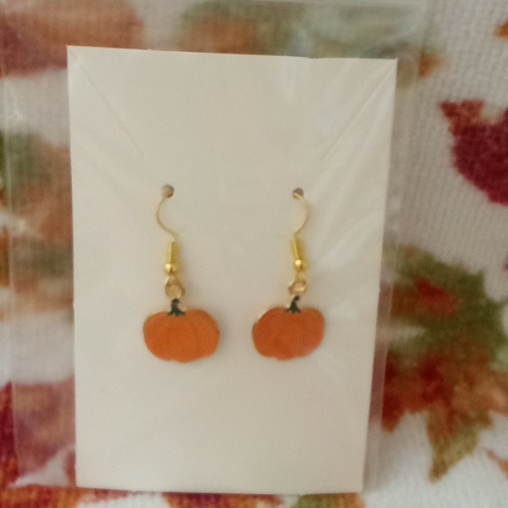 Pumpkin Earrings
